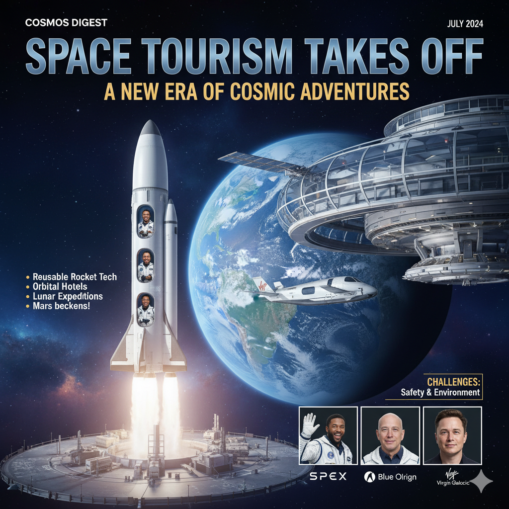 “Space Tourism Takes Off: A New Era of Cosmic Adventures”